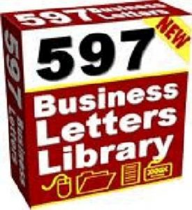 597 Business Letter Library