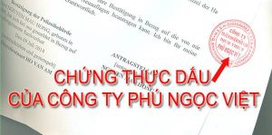 chung thuc dau cong ty