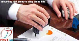 văn phòng dịch thuật và công chứng