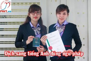 dịch tiếng việt sang tiếng anh đúng ngữ pháp