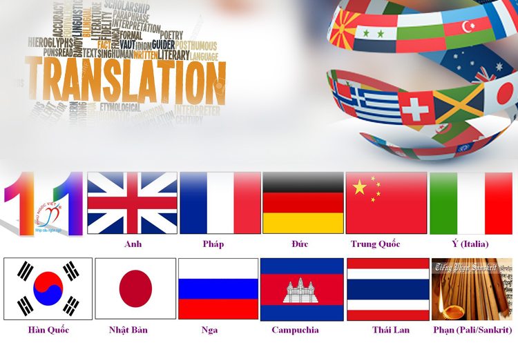 11 ngôn ngữ dịch thuật