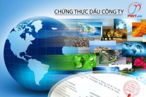 Chứng thực dấu của Công ty dịch thuật lên bản dịch