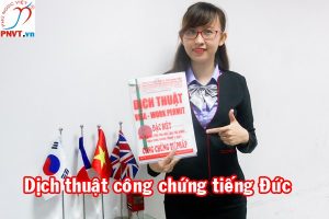 Dịch thuật công chứng tiếng Đức