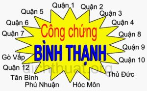 dịch thuật công chứng bình thạnh nhanh nhất