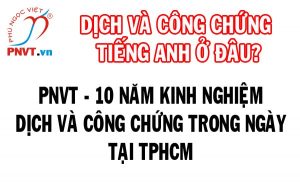 dịch và công chứng tiếng anh ở đâu