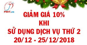 Giảm 10% phí dịch vụ thứ 2 khi dịch thuật nhân dịp Lễ Giáng sinh 2018