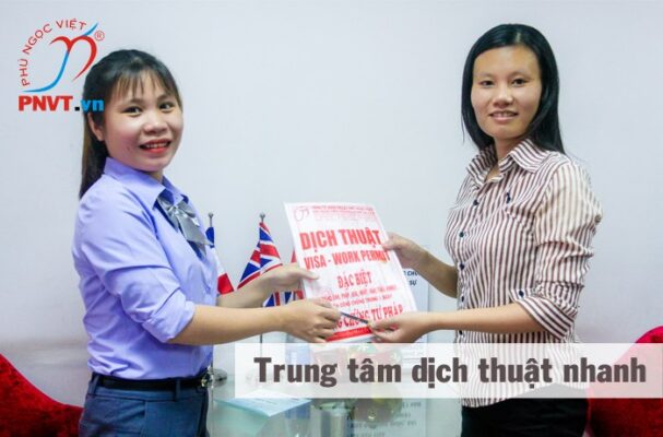 Trung tâm dịch thuật nhanh tại Bình Thạnh