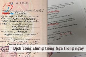 dịch công chứng tiếng nga