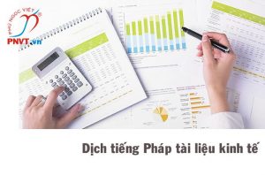 Dịch tiếng Pháp chuyên ngành kinh tế