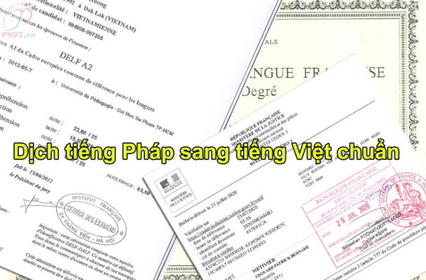 dịch tiếng pháp sang tiếng việt chuẩn