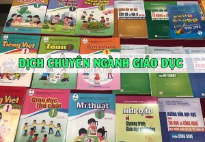 dịch thuật chuyên ngành giáo dục