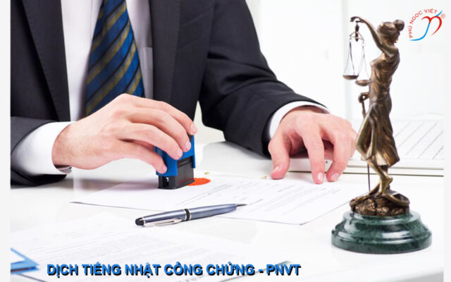 Dịch thuật công chứng tiếng Nhật công chứng trong ngày