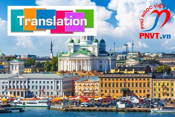 Dịch tiếng Phần Lan tài liệu tin học