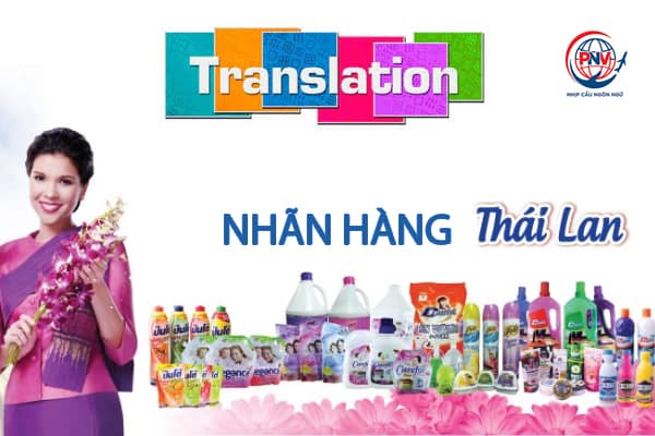 Dịch công chứng Nhãn sản phẩm tiếng Thái 