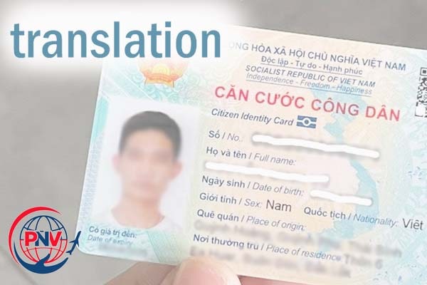 Dịch tiếng Việt sang tiếng Mỹ căn cước công dân