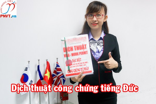 dịch thuật công chứng tiếng đức