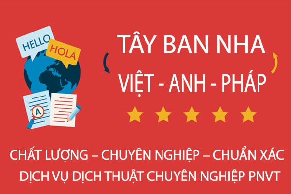 dịch thuật công chứng tiếng tây ban nha