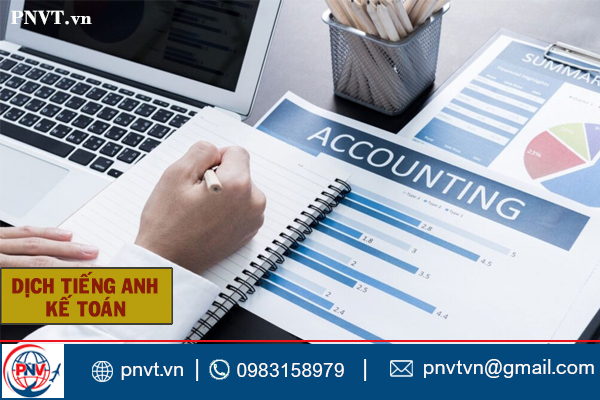 dịch tiếng anh chuyên ngành kế toán