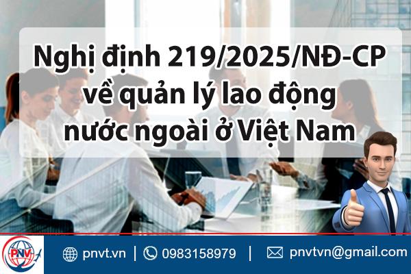 Nghị định 219/2025/NĐ-CP