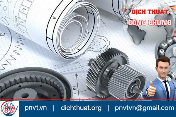 Dịch tiếng Anh chuyên ngành cơ khí