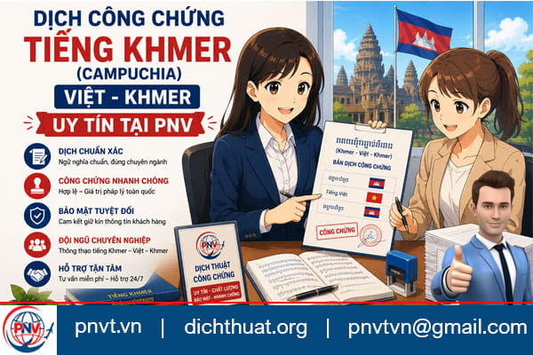Dịch công chứng tiếng Khmer